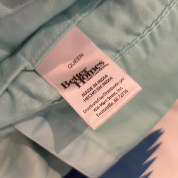 Chevron Pattern comforter - Blue and Green - Picture 4 of 6